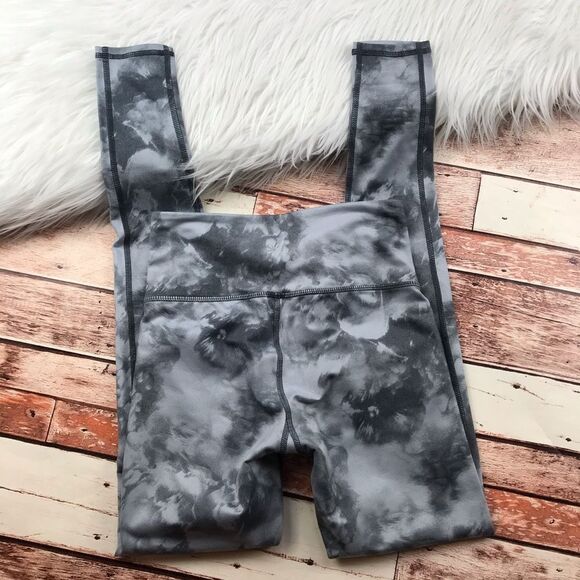 Athleta tiedye watercolor print leggings high rise‎ - Picture 2 of 5